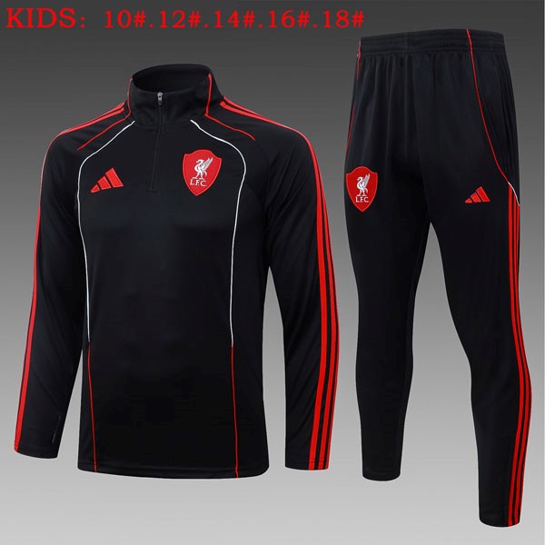 Kinder Sweatshirts Liverpool 2026-27 Schwarz Kinder Sweatshirts Liverpool 2026-27 Schwarz